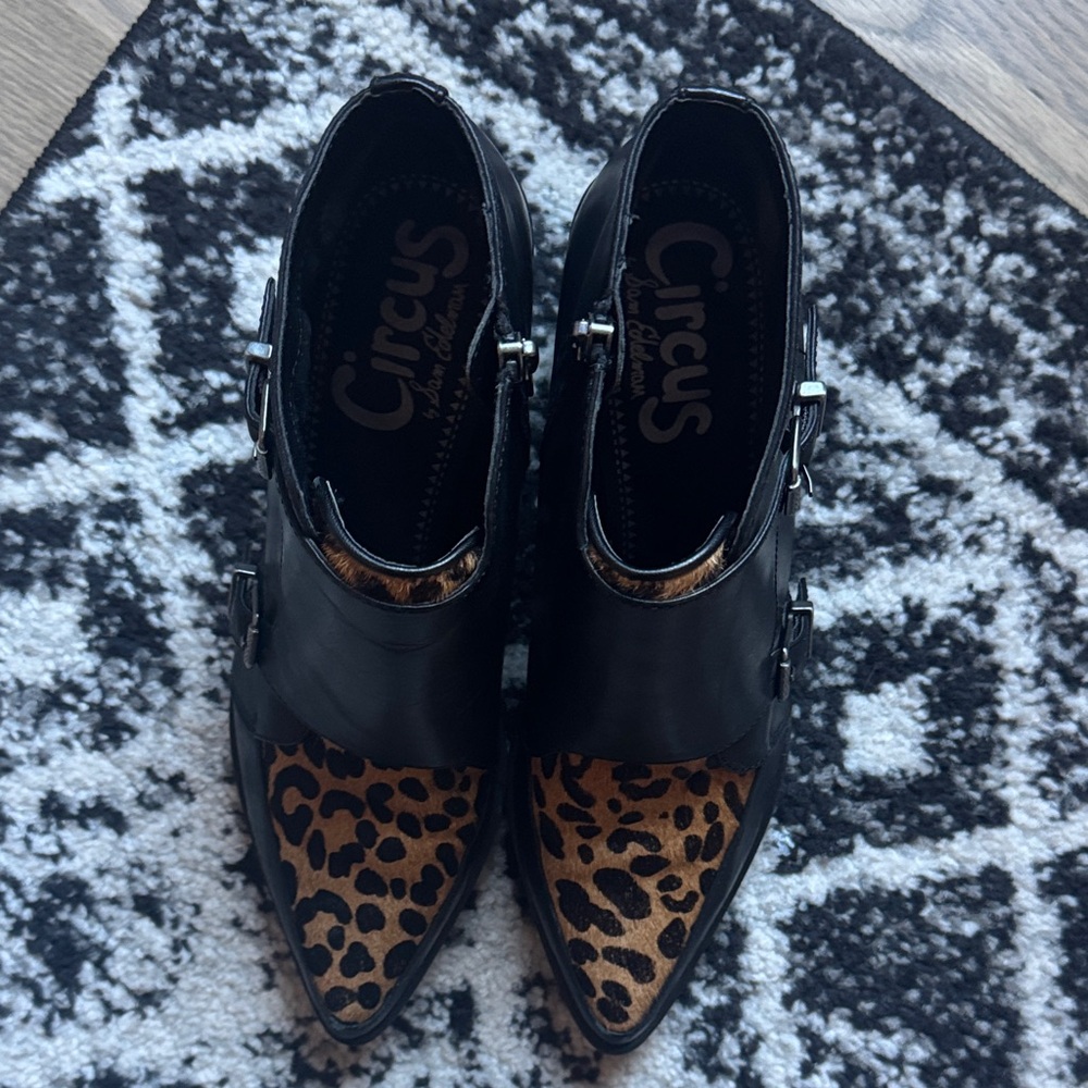 SAM EDELMAN Reese Pony Hair Leather
Ankle Boots - Picture 7 of 8